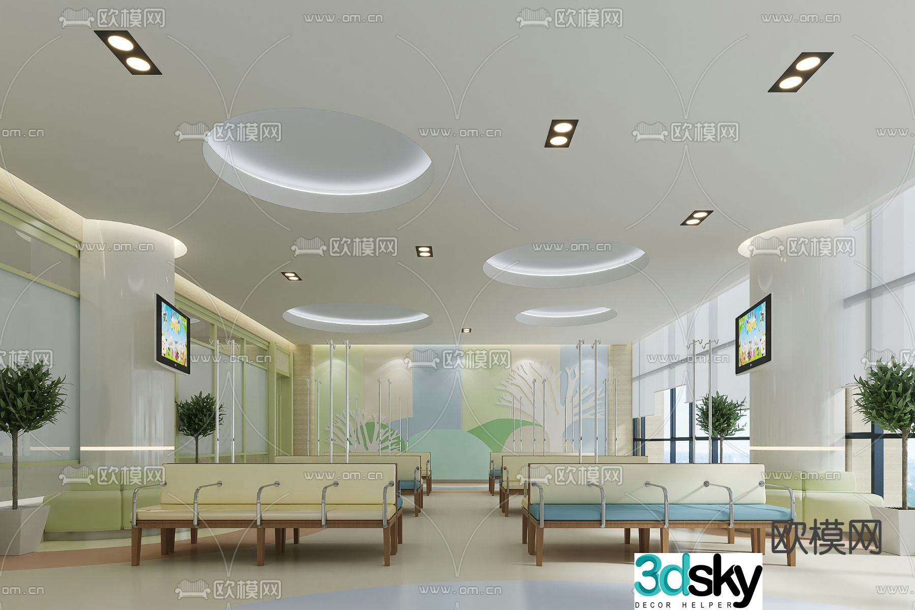 Children’s infusion room 3d model