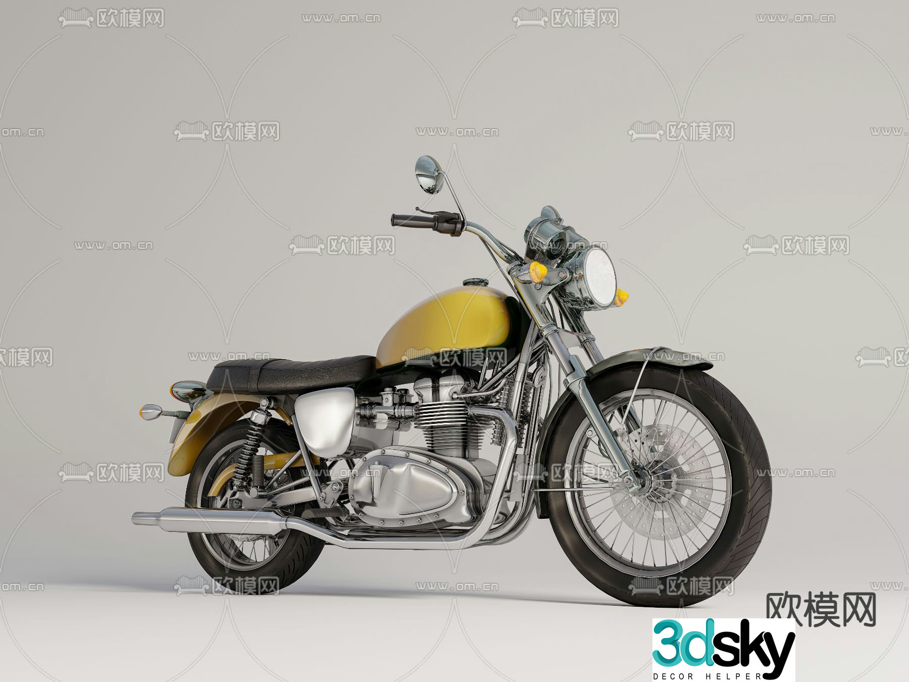 motorcycle 3d model