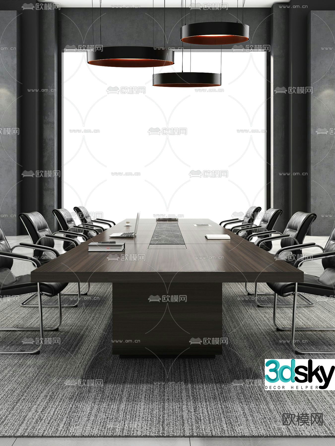 conference table conference table 3d model