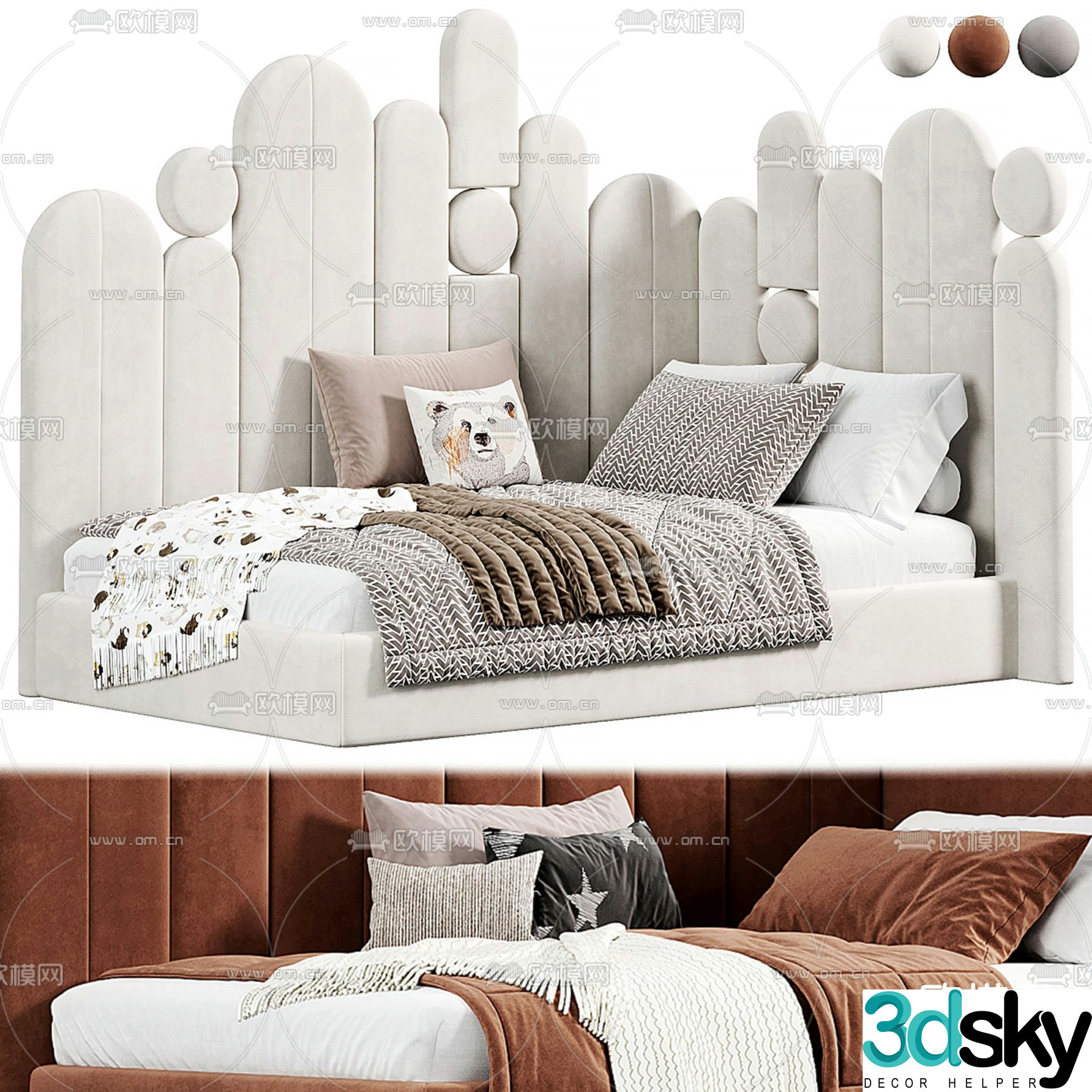 Children’s bed 3d model