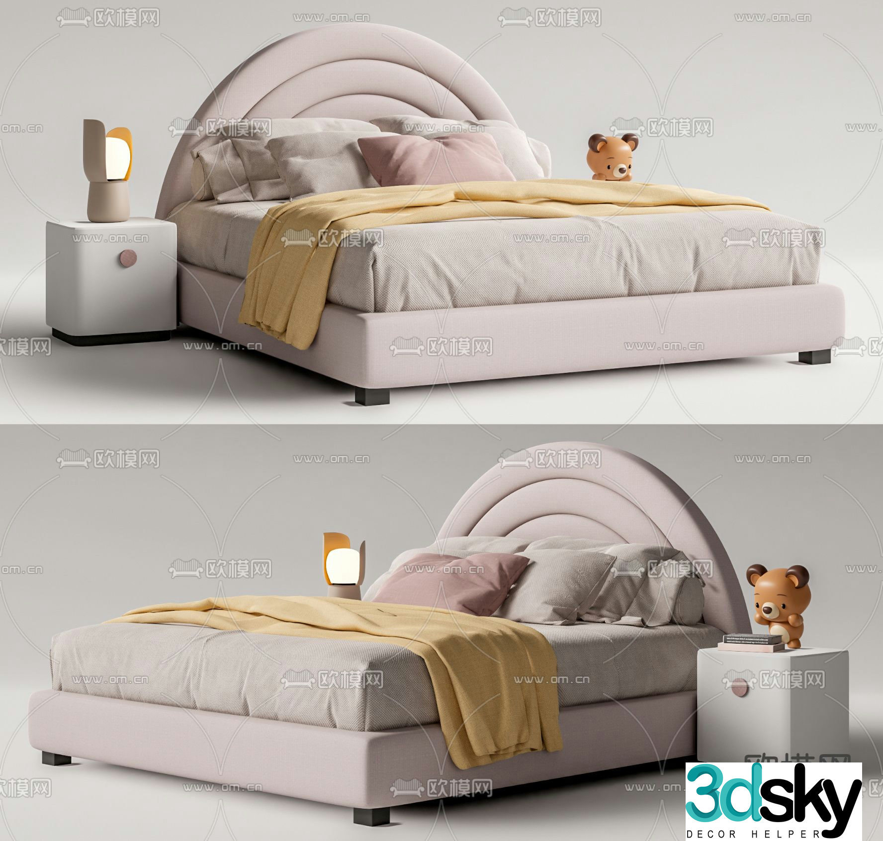 children’s bed child’s bed 3d model