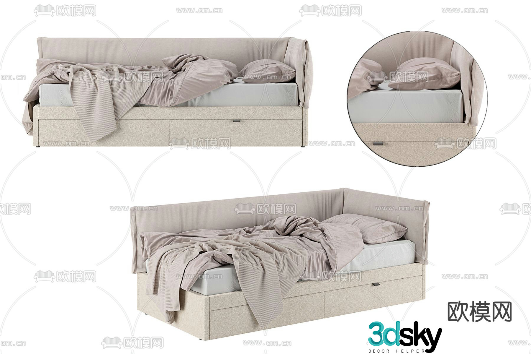 Children’s bed 3d model