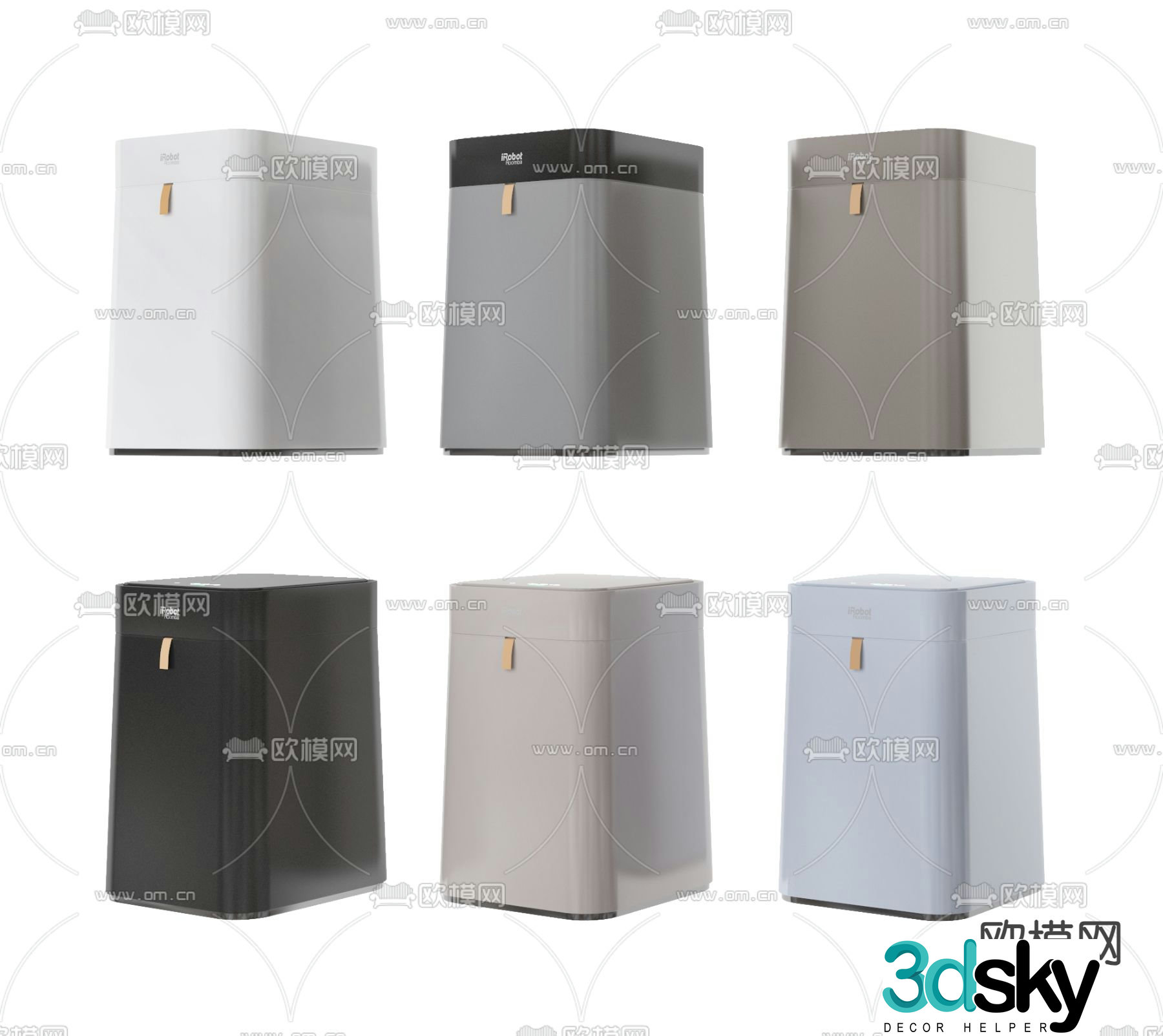 trash can trash can 3d model