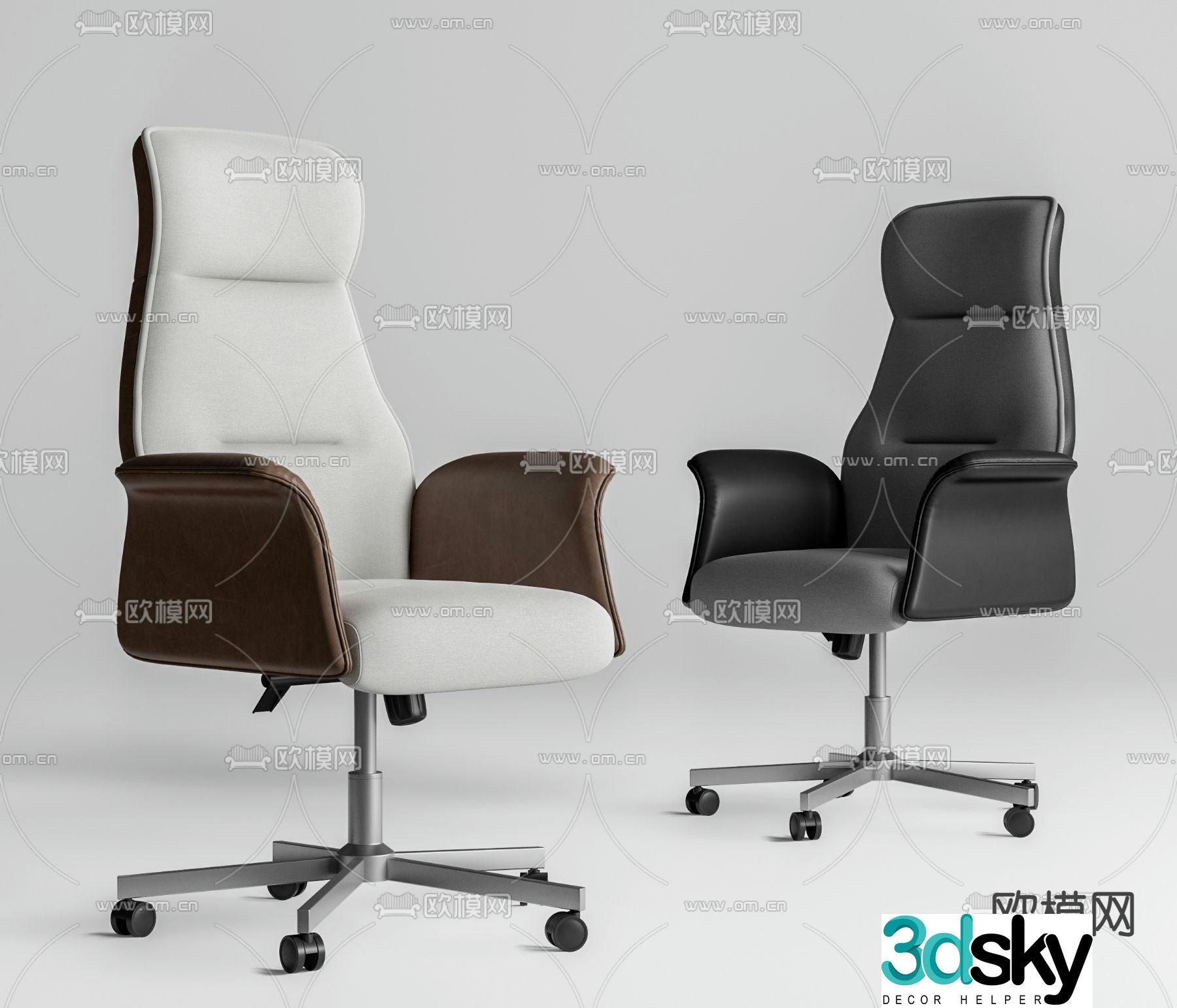 Office chair boss chair executive chair 3d model