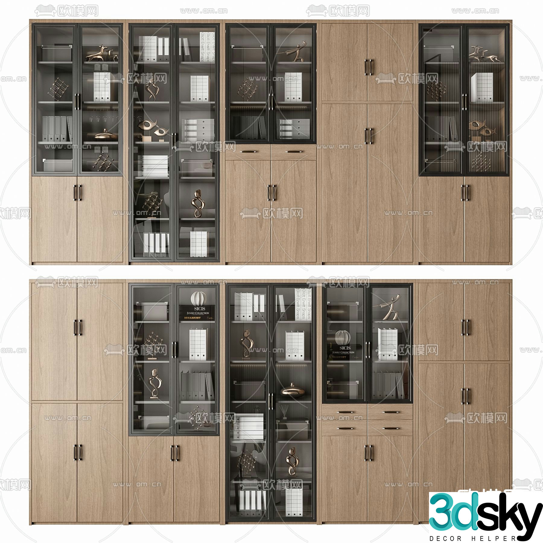 File cabinet information cabinet filing cabinet 3d model
