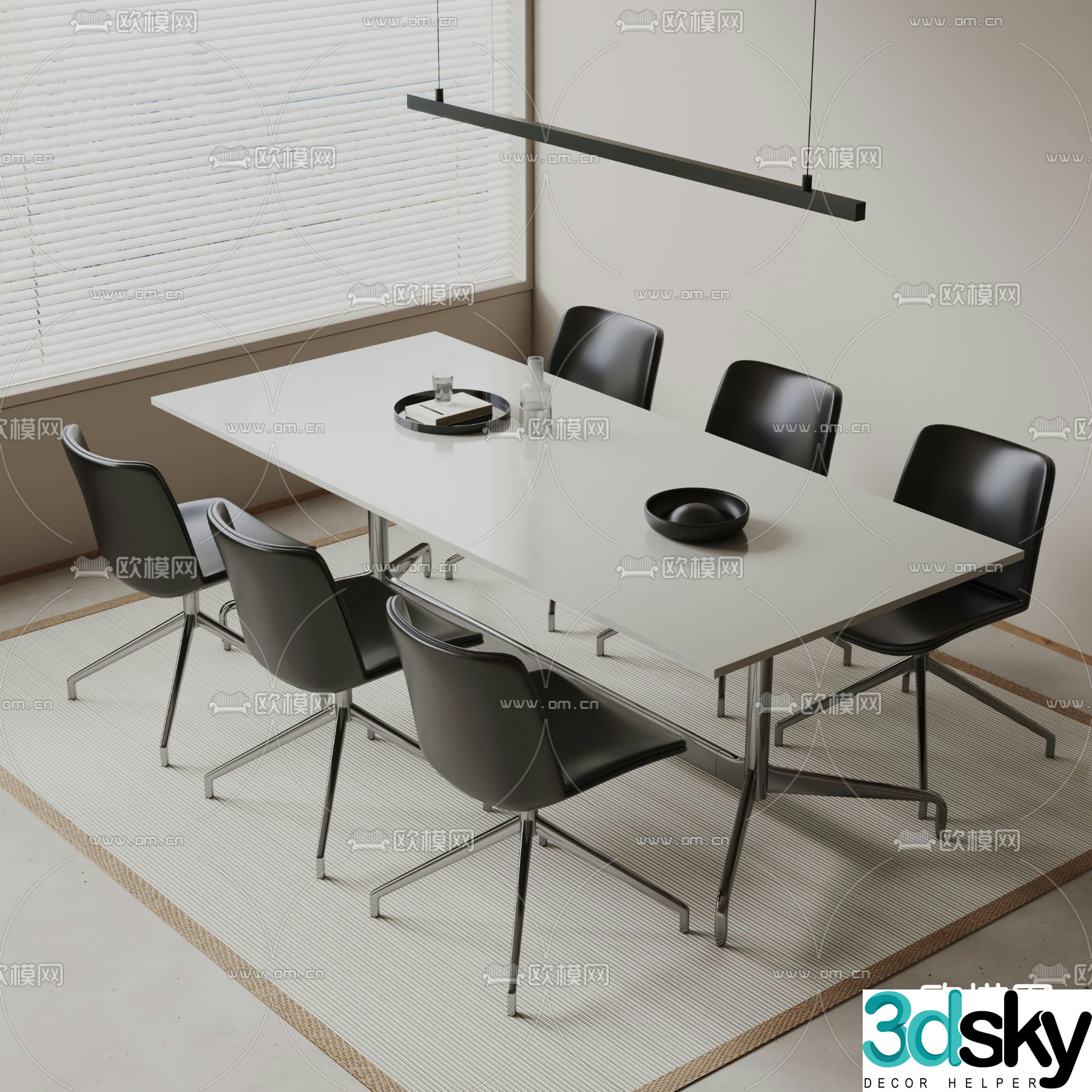 conference table conference table 3d model