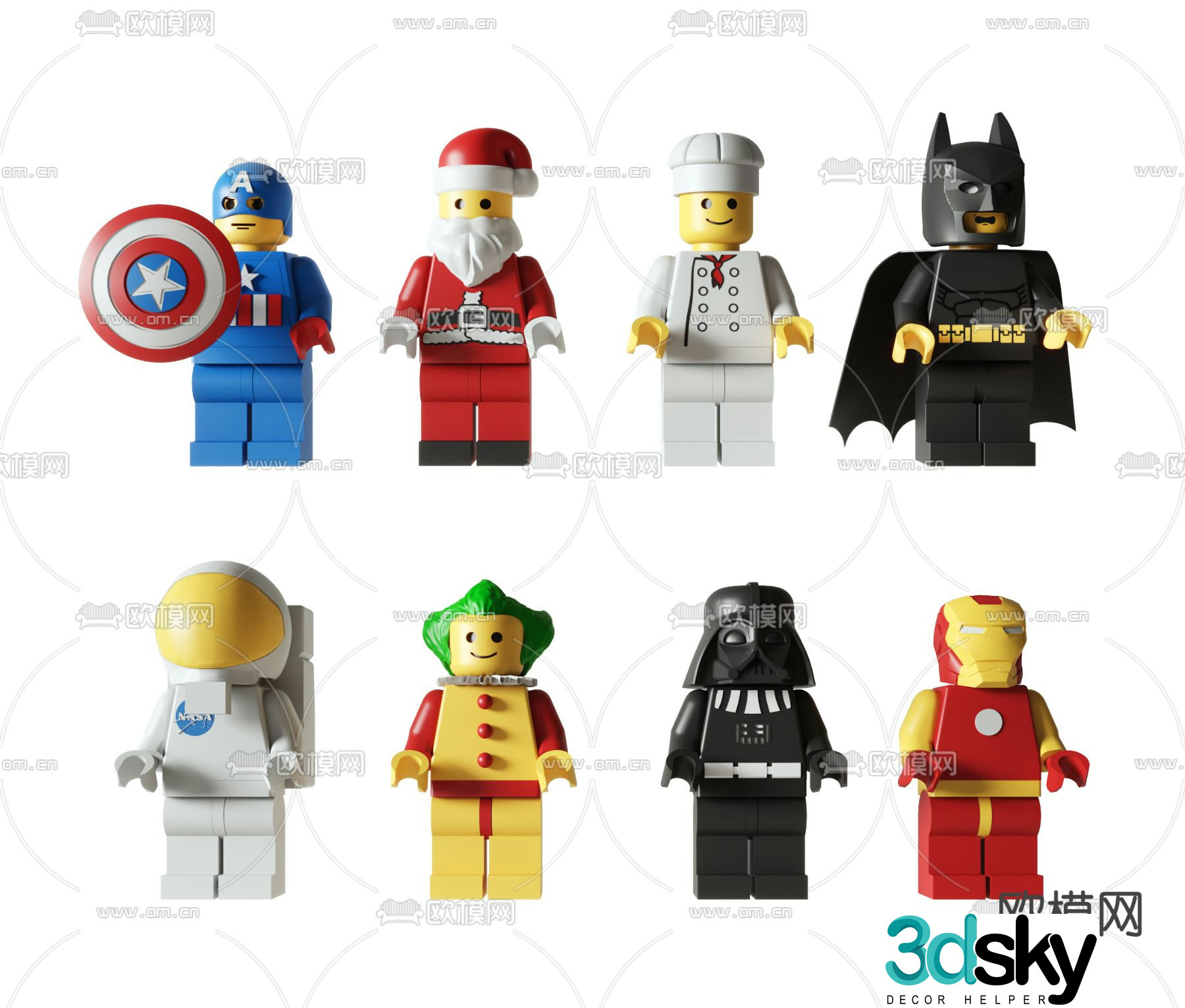 Trendy toys toys figures doll ornaments 3d model