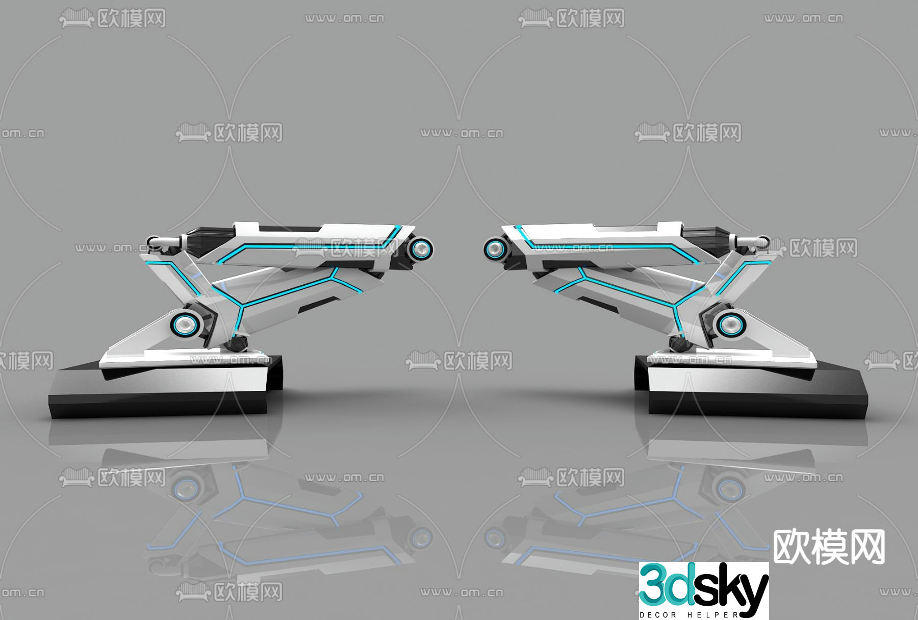 Intelligent robot arm 3d model