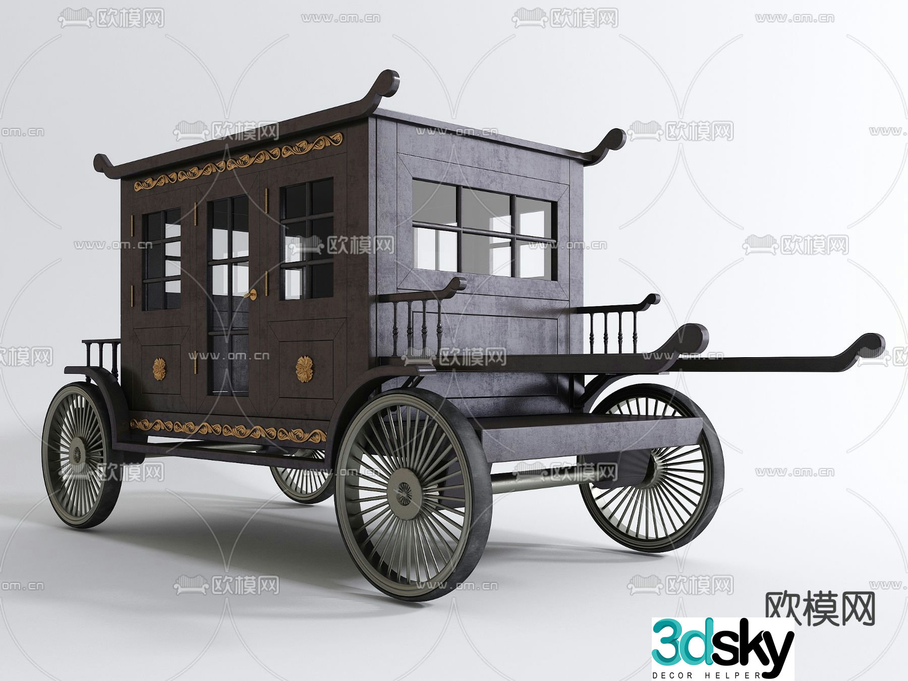 Vehicle carriage 3d model