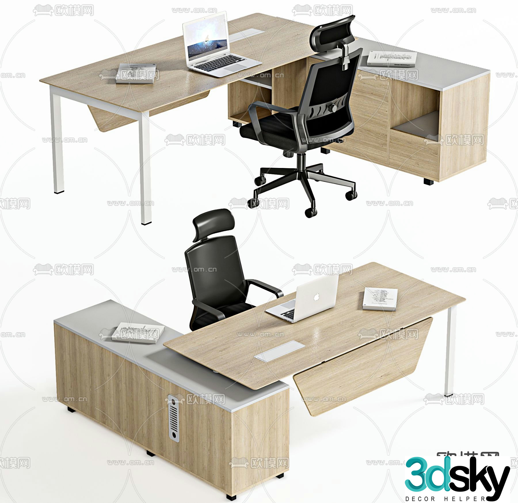 desk desk desk 3d model
