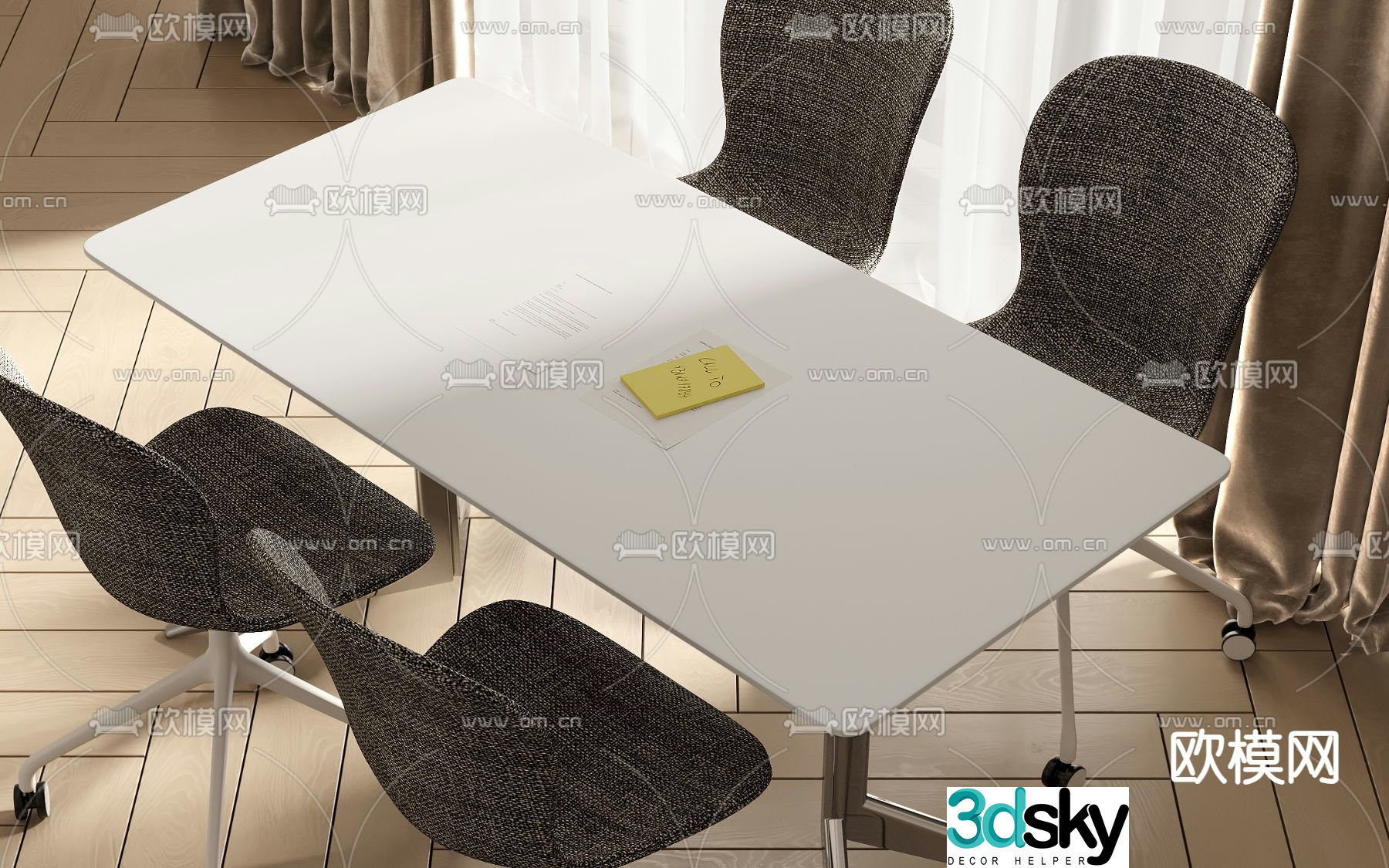 conference table conference table 3d model
