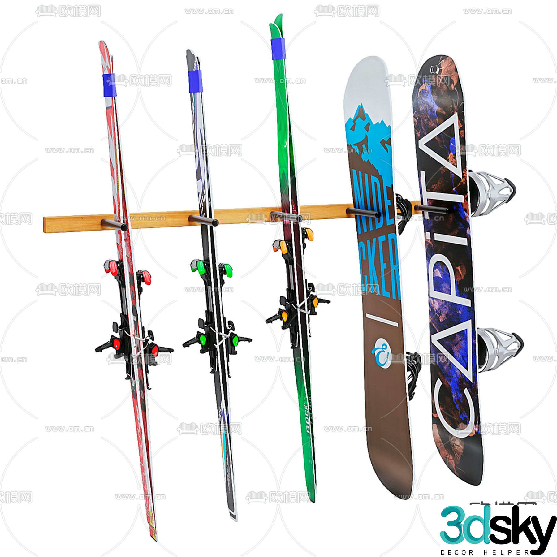 Snowboard 3d model
