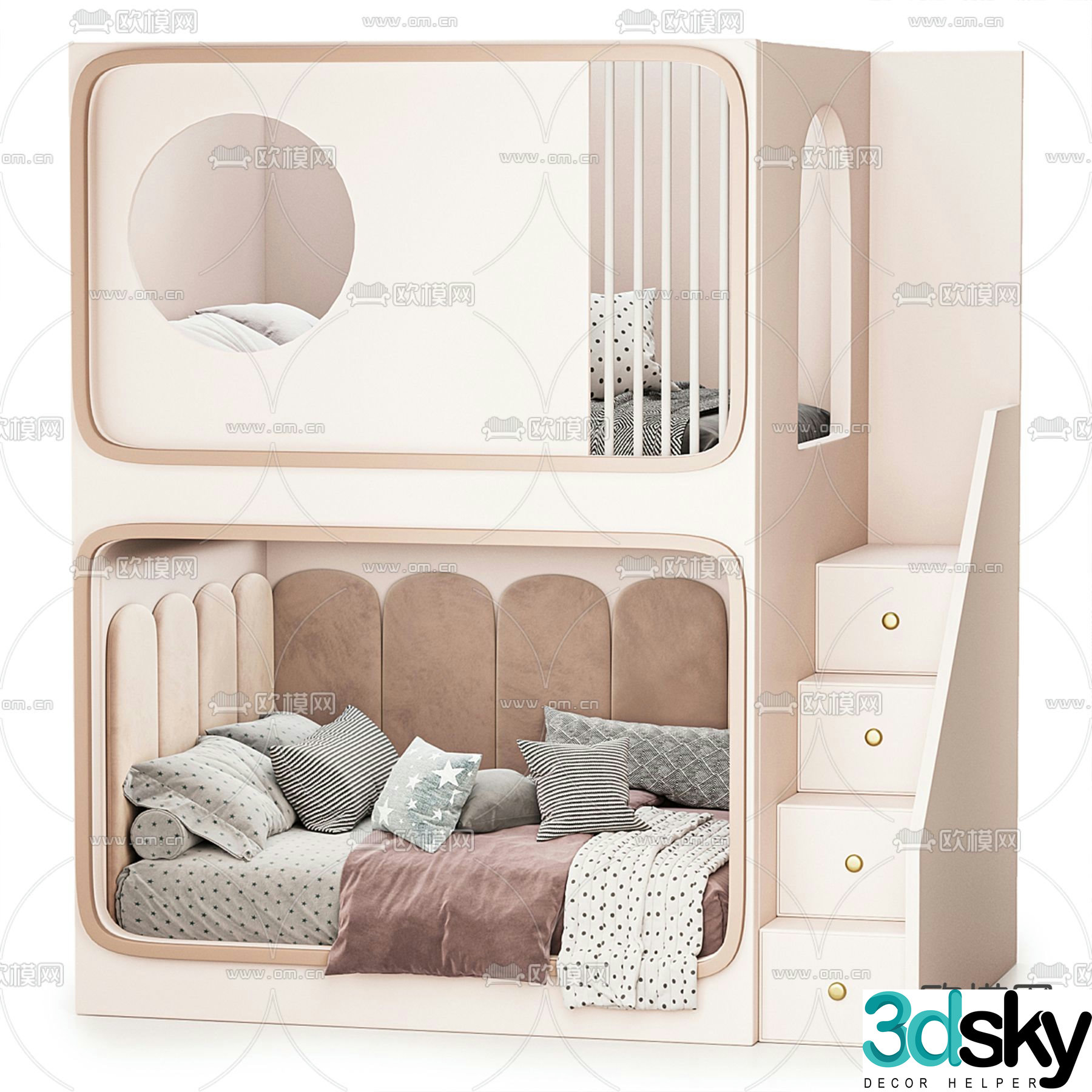 Children’s bed 3d model