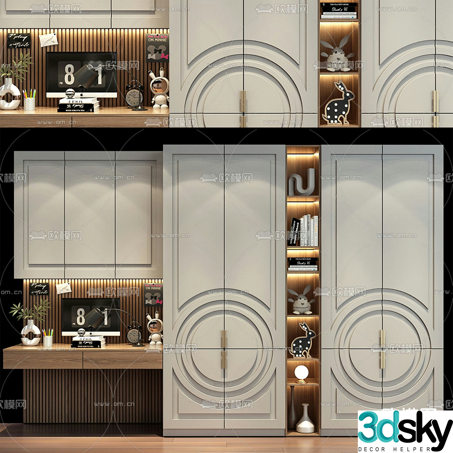 Children’s wardrobe 3d model