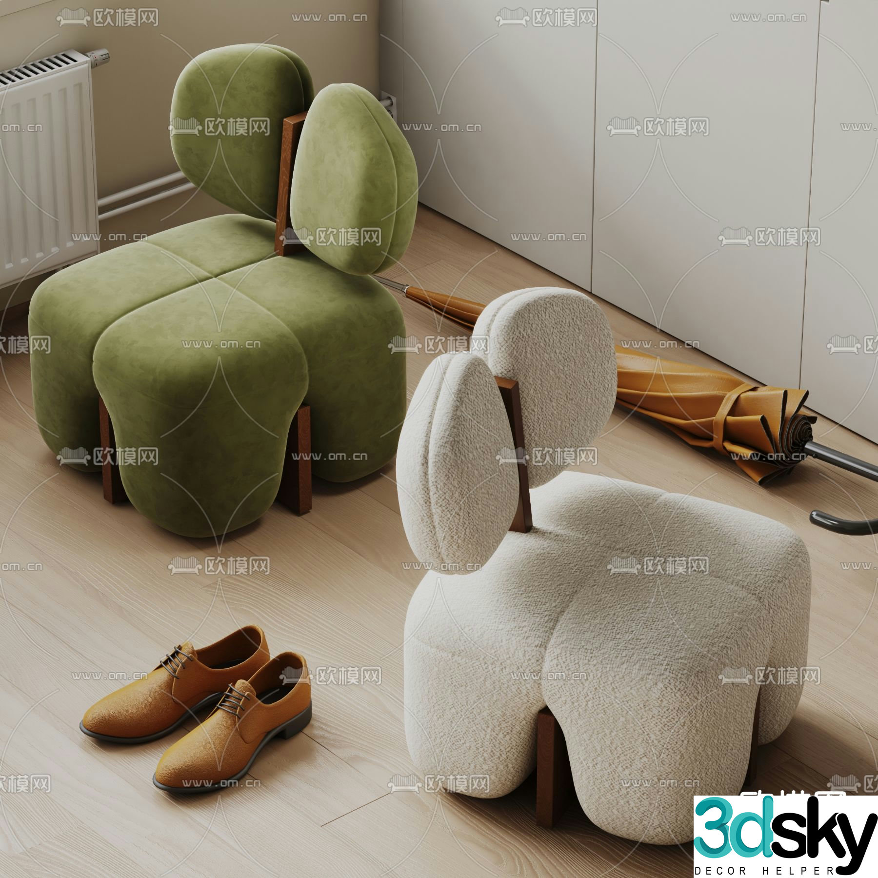 Children’s sofa leisure sofa 3d model