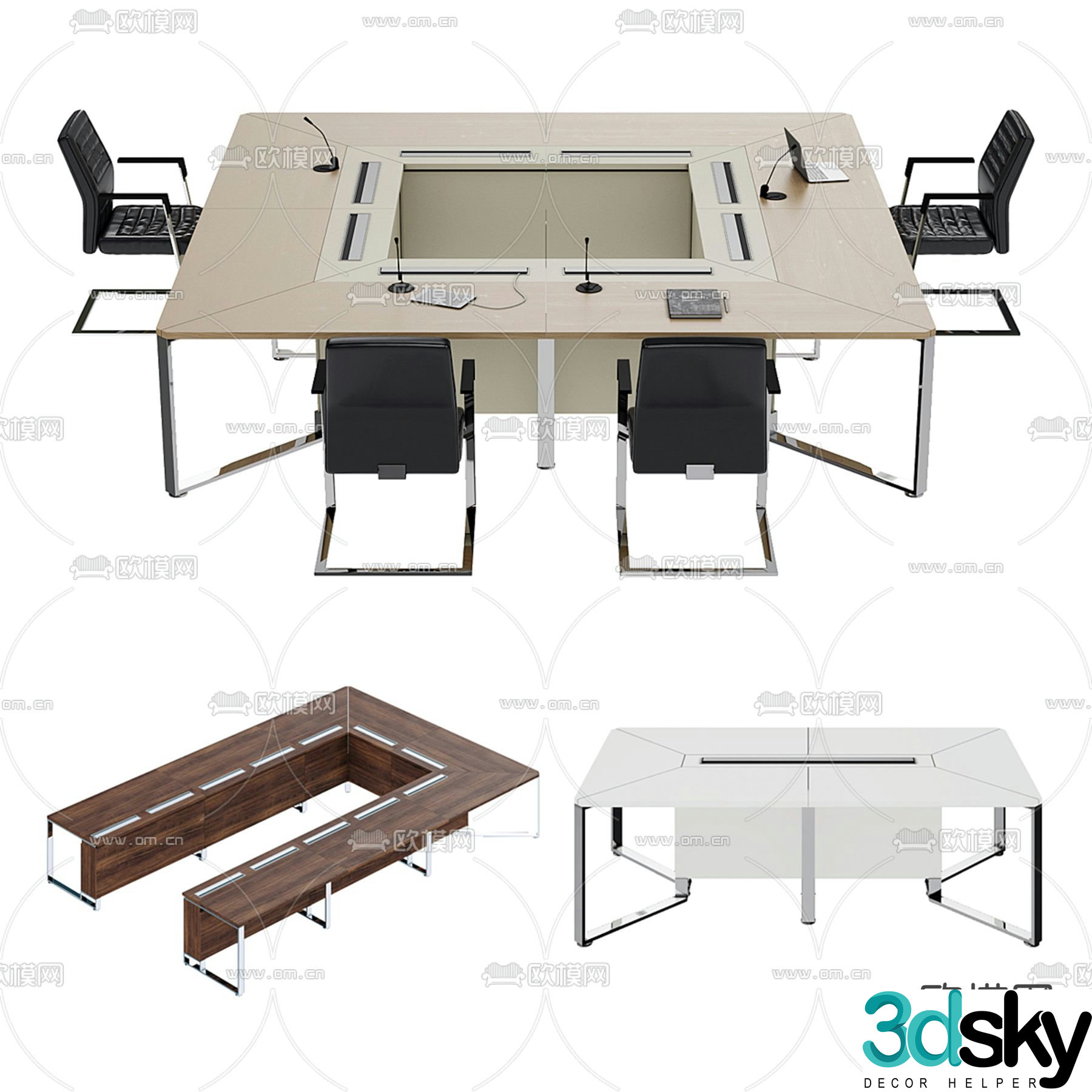 conference table conference table 3d model