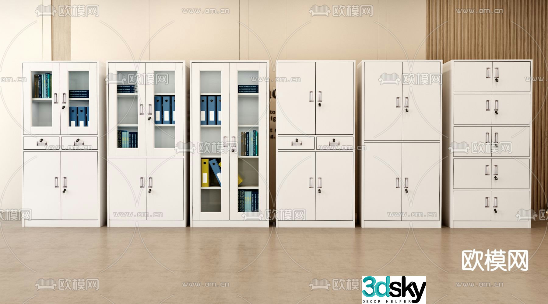 filing cabinet file cabinet locker 3d model