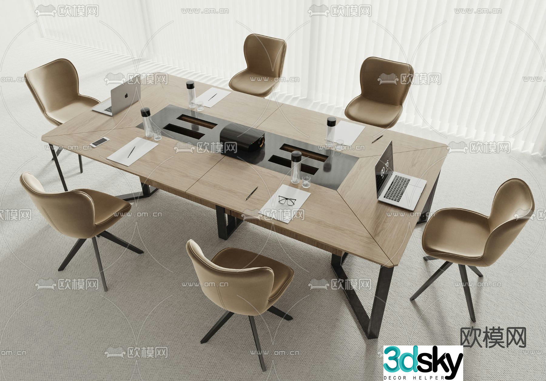 conference table conference table 3d model