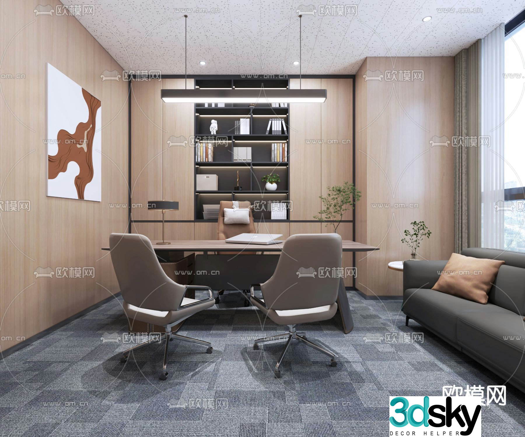 General Manager’s Office Chairman’s Office 3D Model