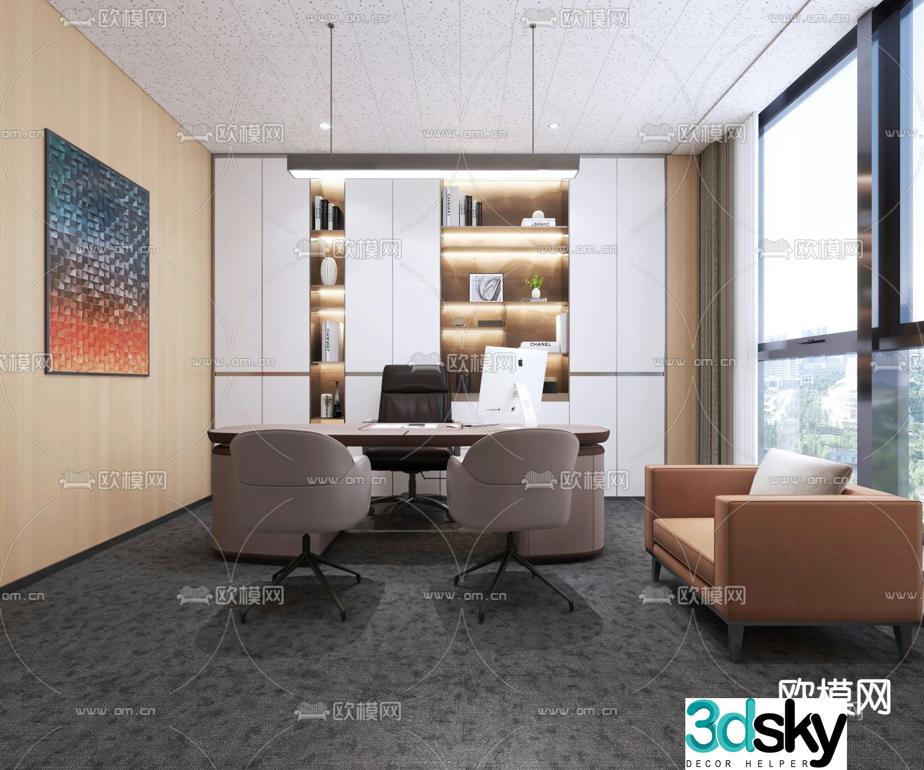 General Manager’s Office Chairman’s Office 3D Model