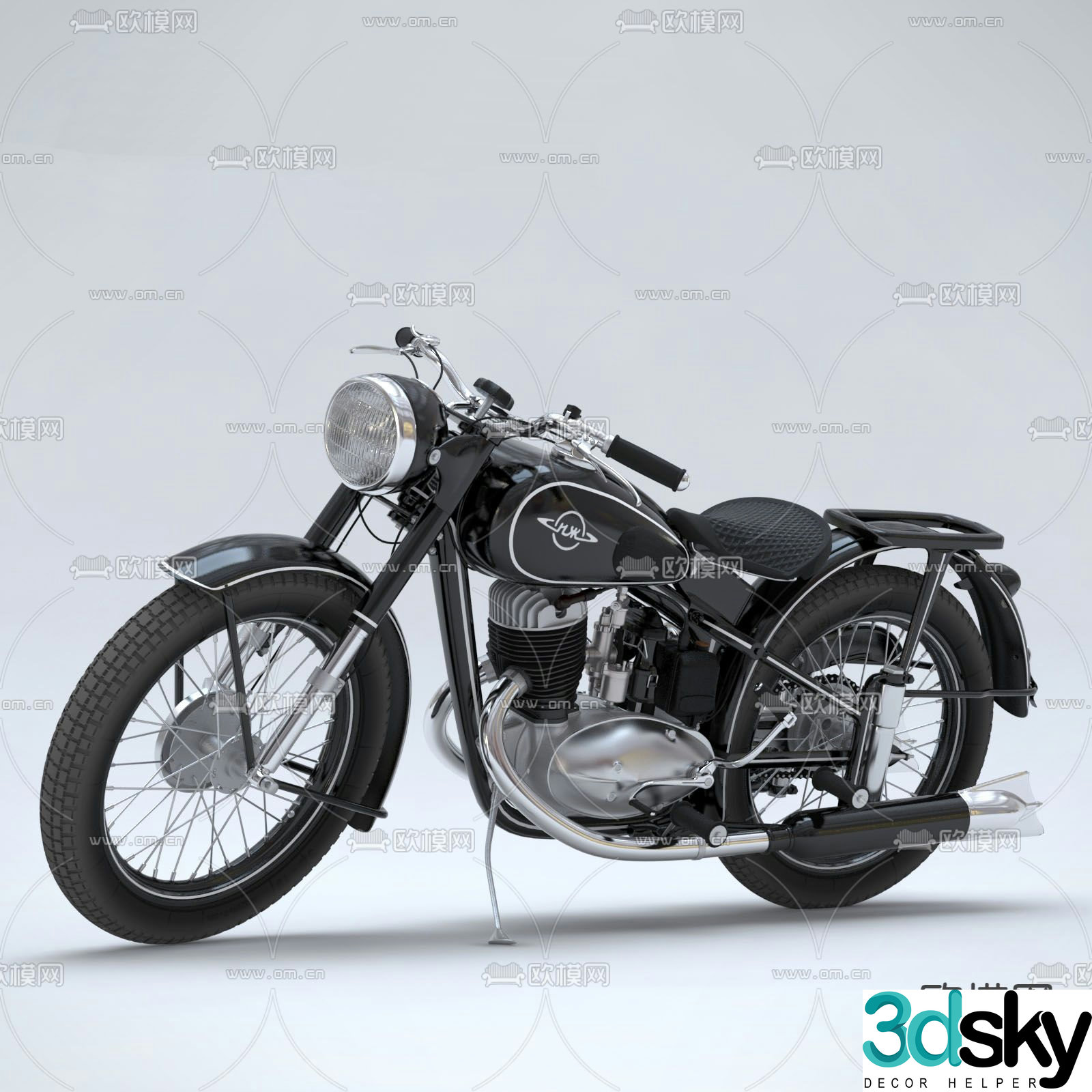 motorcycle motorcycle 3d model