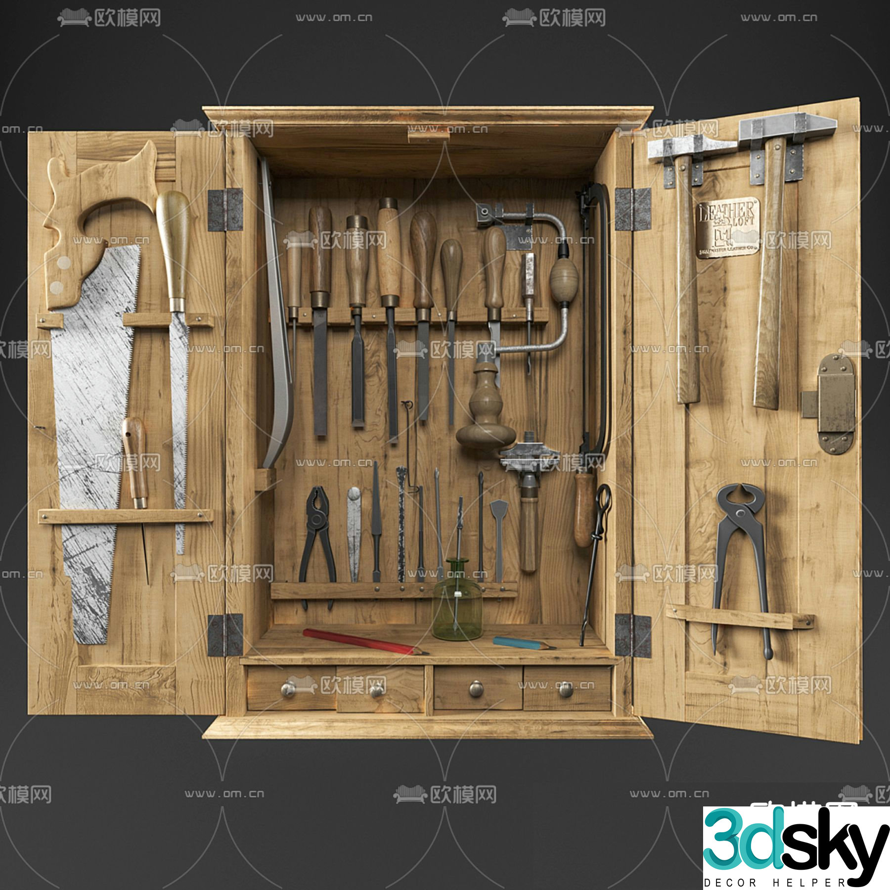 Toolbox 3d model