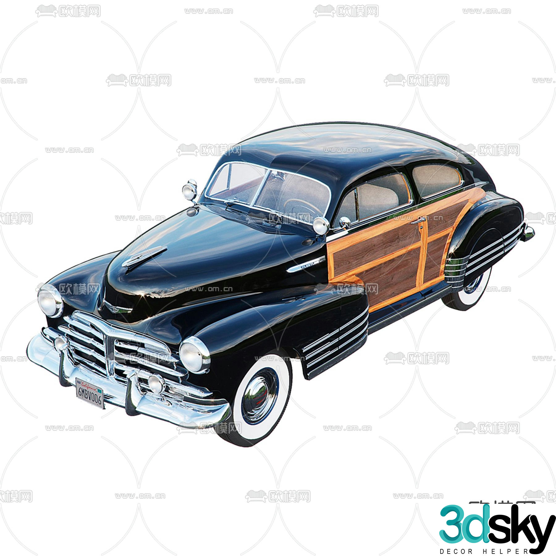 Chevrolet car classic car 3d model