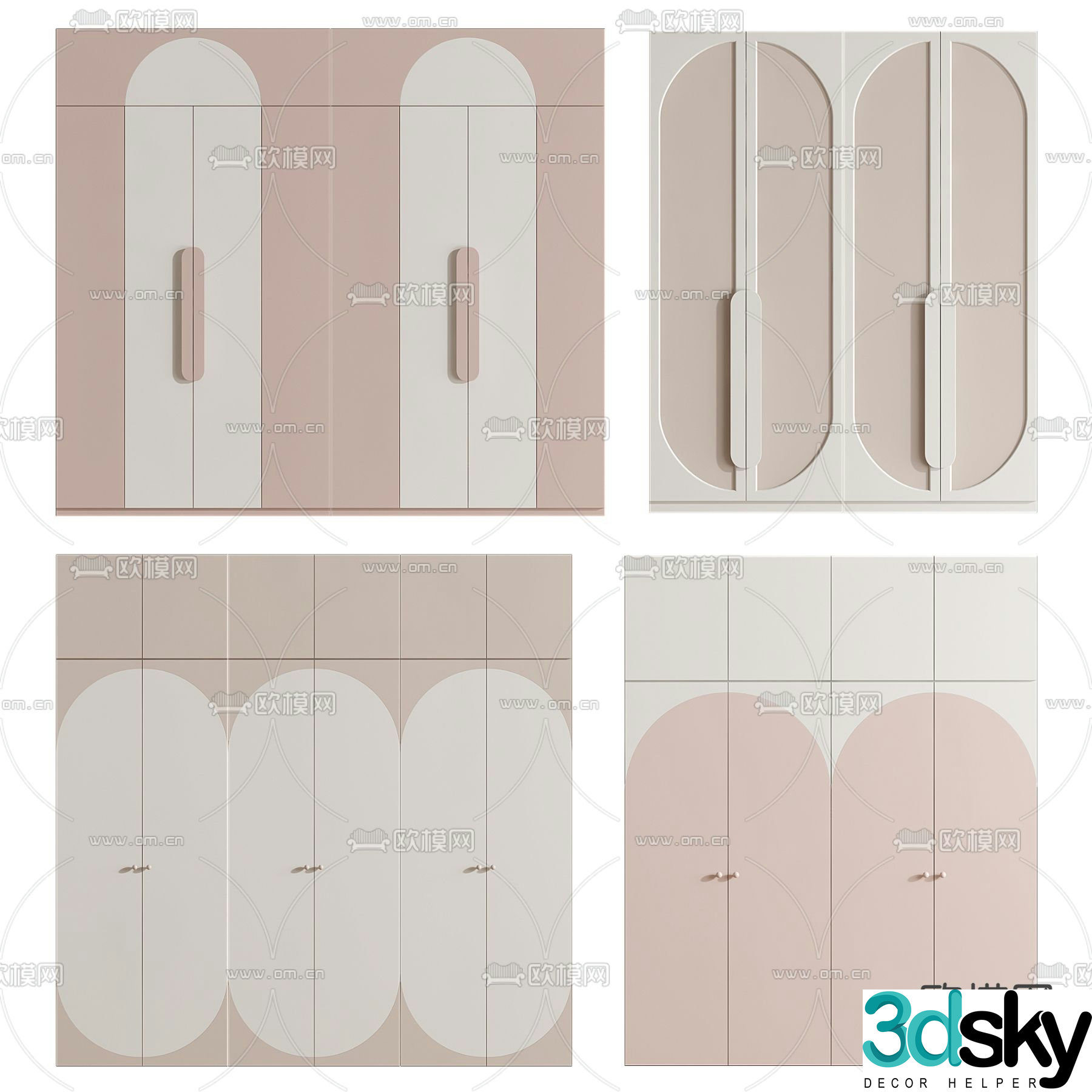 Children’s wardrobe 3d model