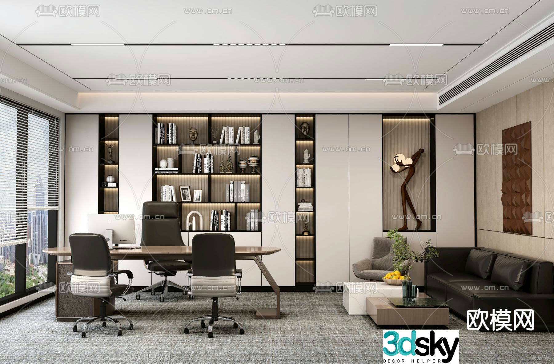 General Manager’s Office Chairman’s Office 3D Model