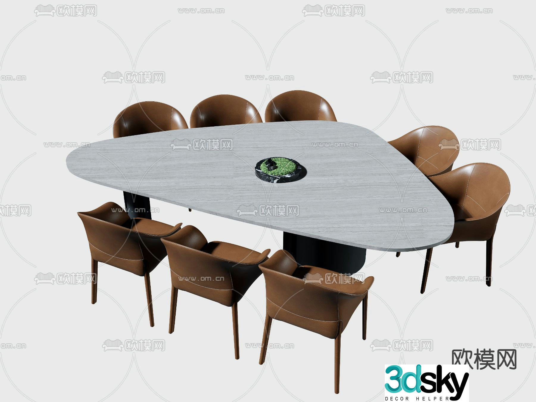 Conference table 3d model