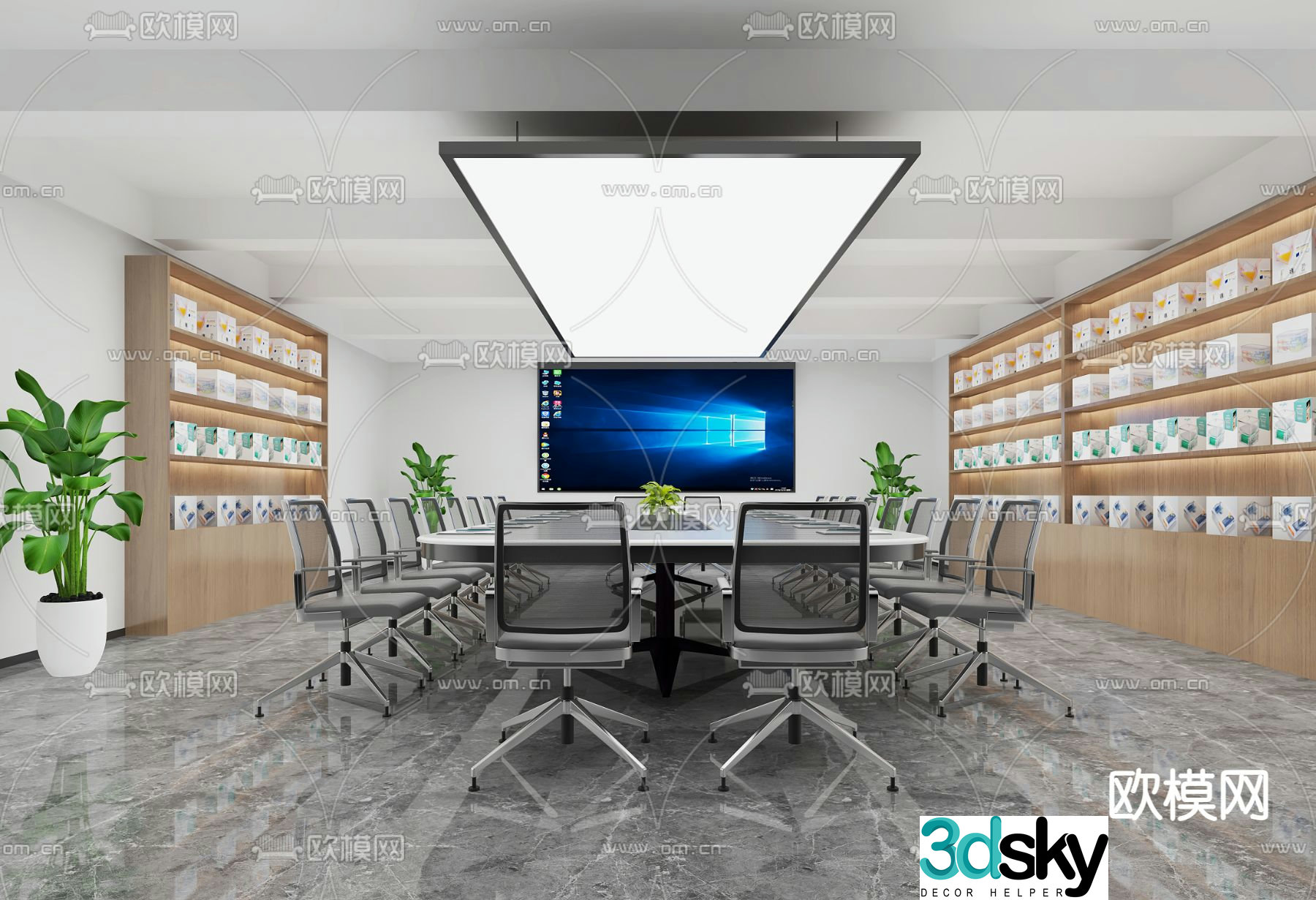 General Manager Office 3D Model