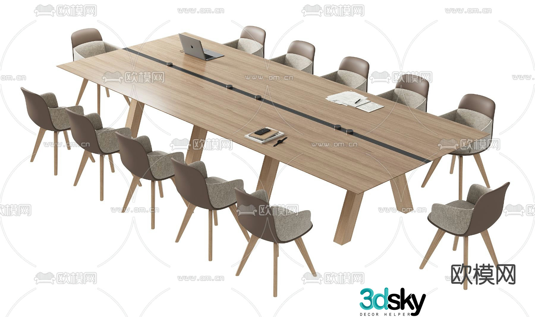 Conference table 3d model