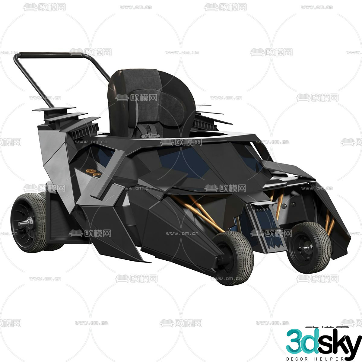 children’s car toy car 3d model