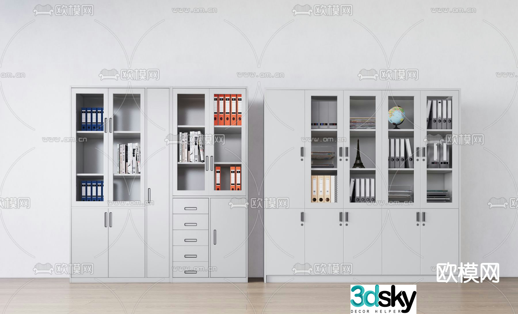 File cabinet filing cabinet information cabinet 3d model