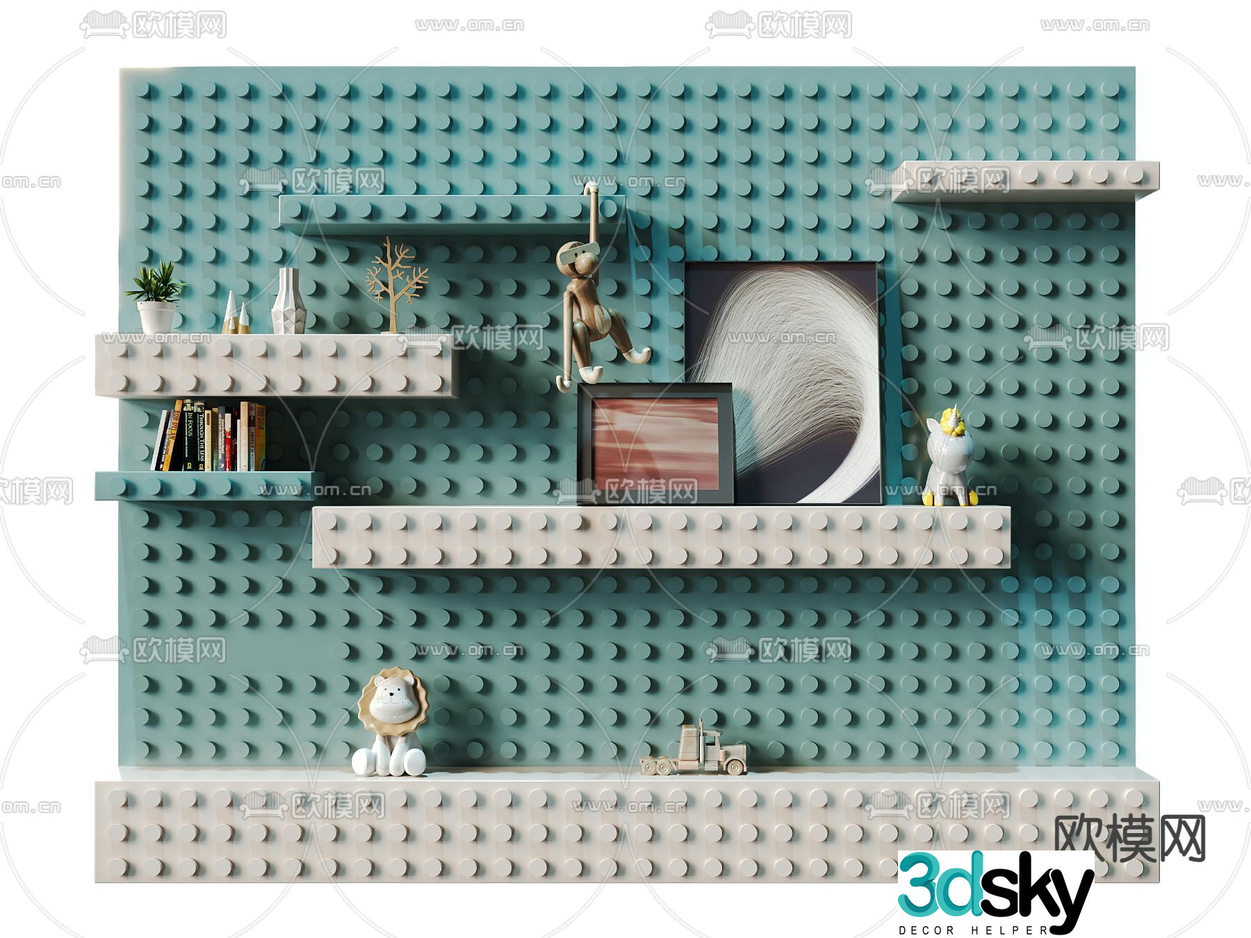 Children’s decorative cabinet 3d model
