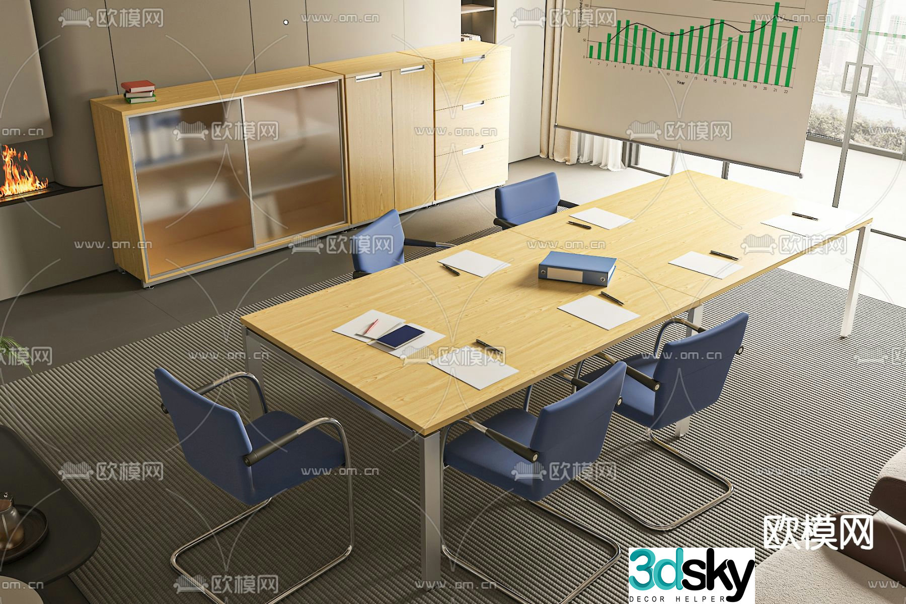 conference table conference table 3d model