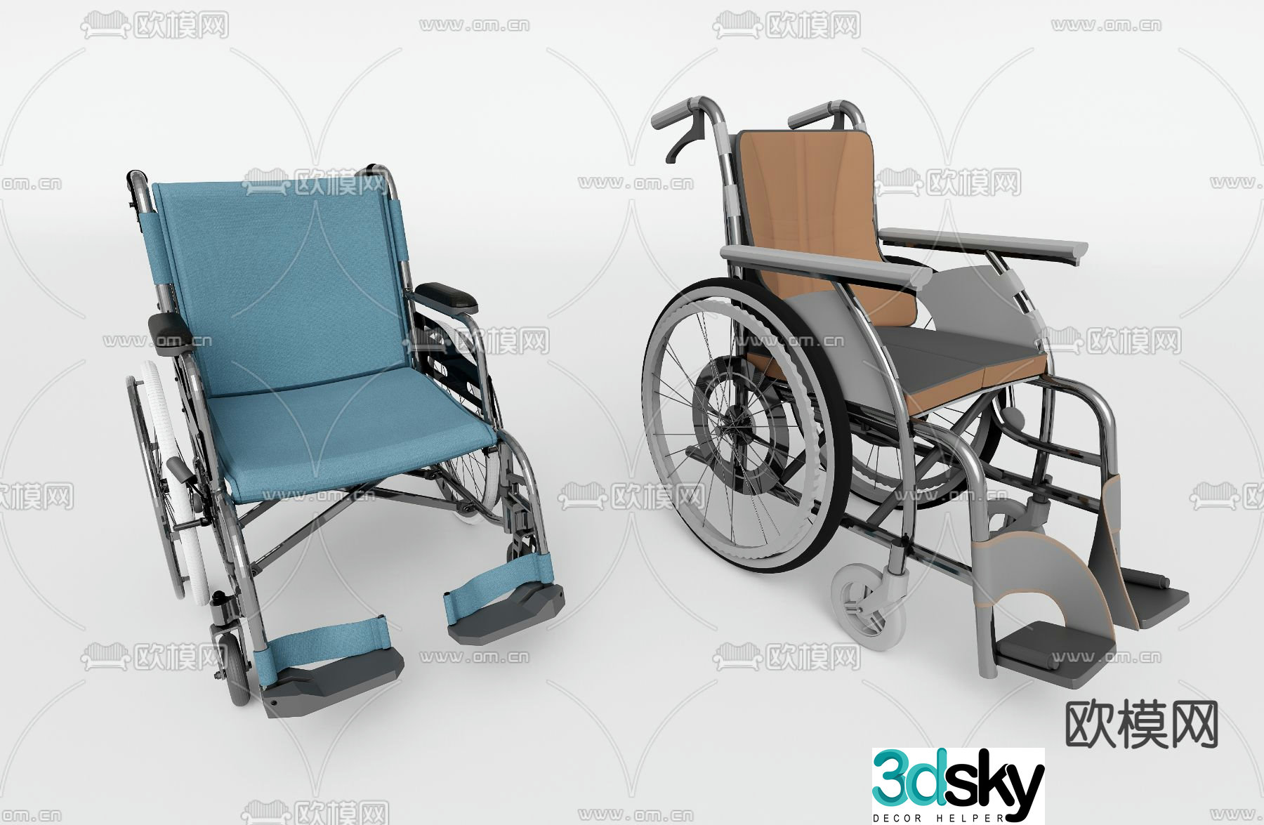 wheelchair 3d model