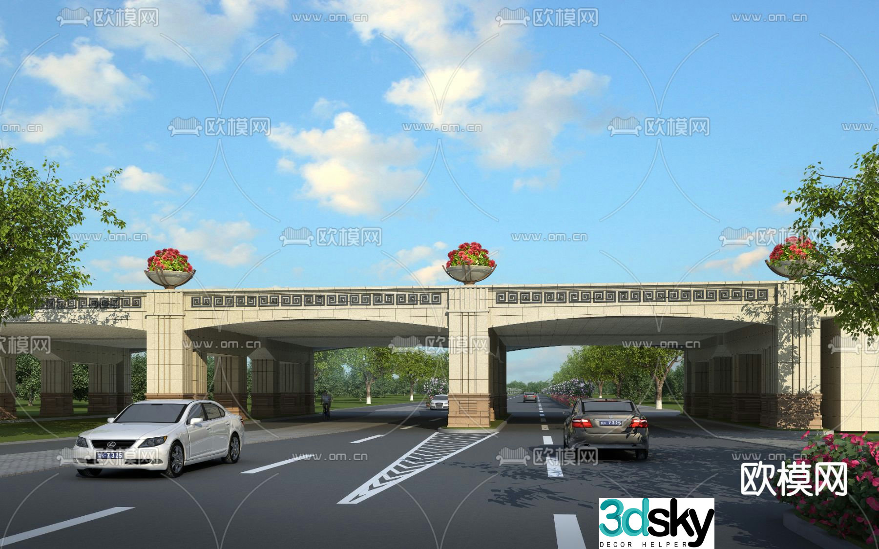 road car 3d model