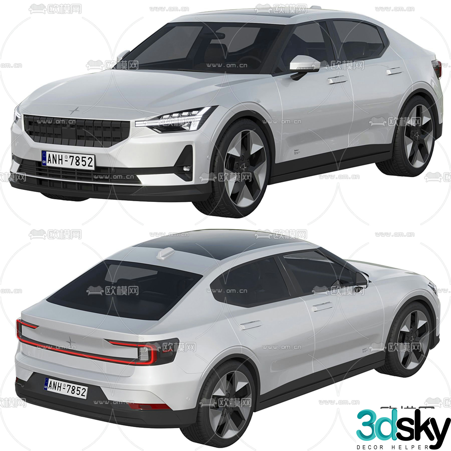 car sports car 3d model