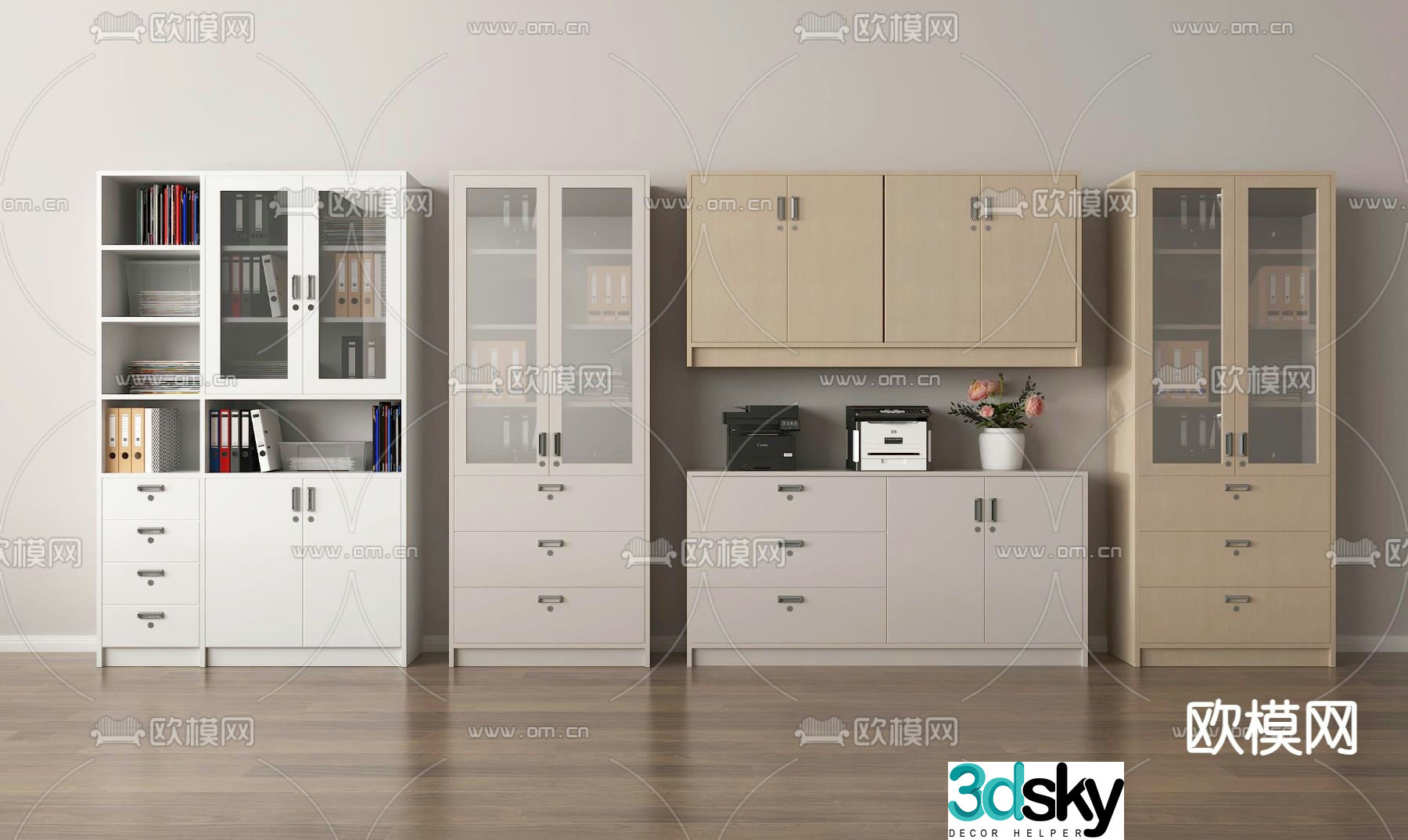 File cabinet information cabinet filing cabinet 3d model