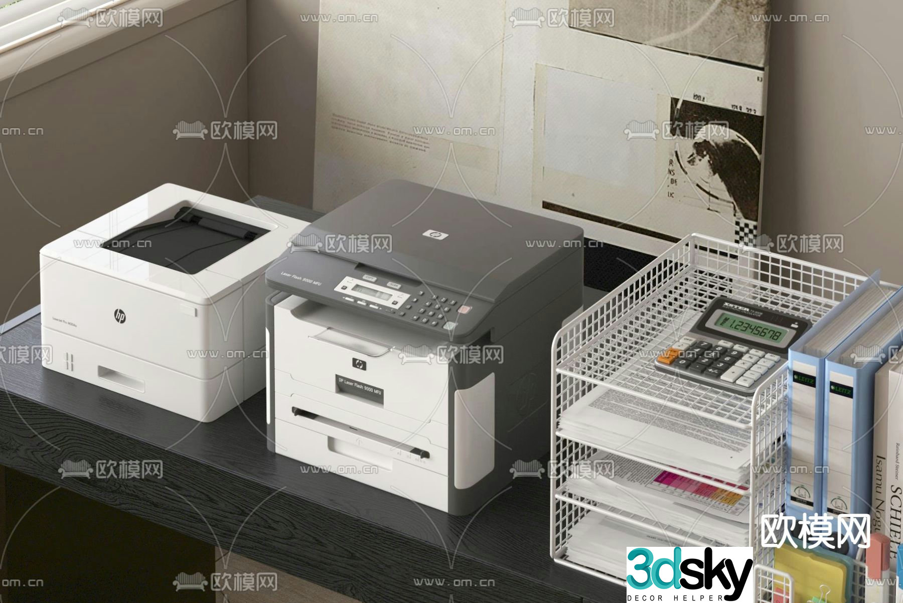 Printer Scanner Copier Office Supplies 3D Model