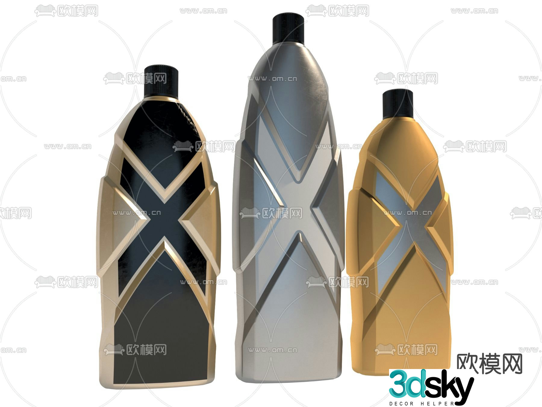Lubricant oil 3d model