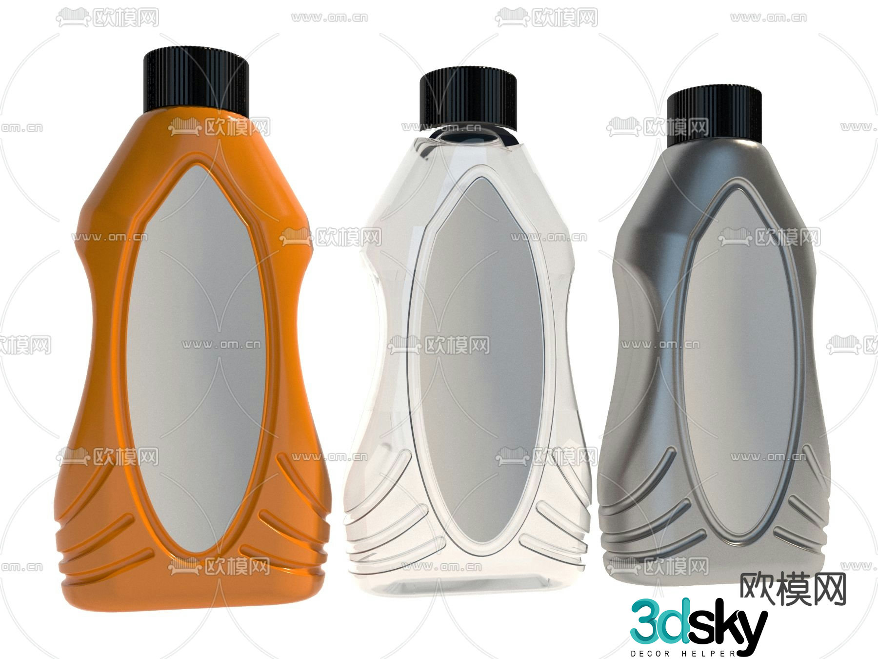 Lubricant oil 3d model