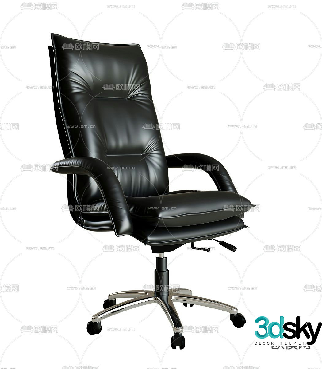 Executive chair boss chair office chair 3d model