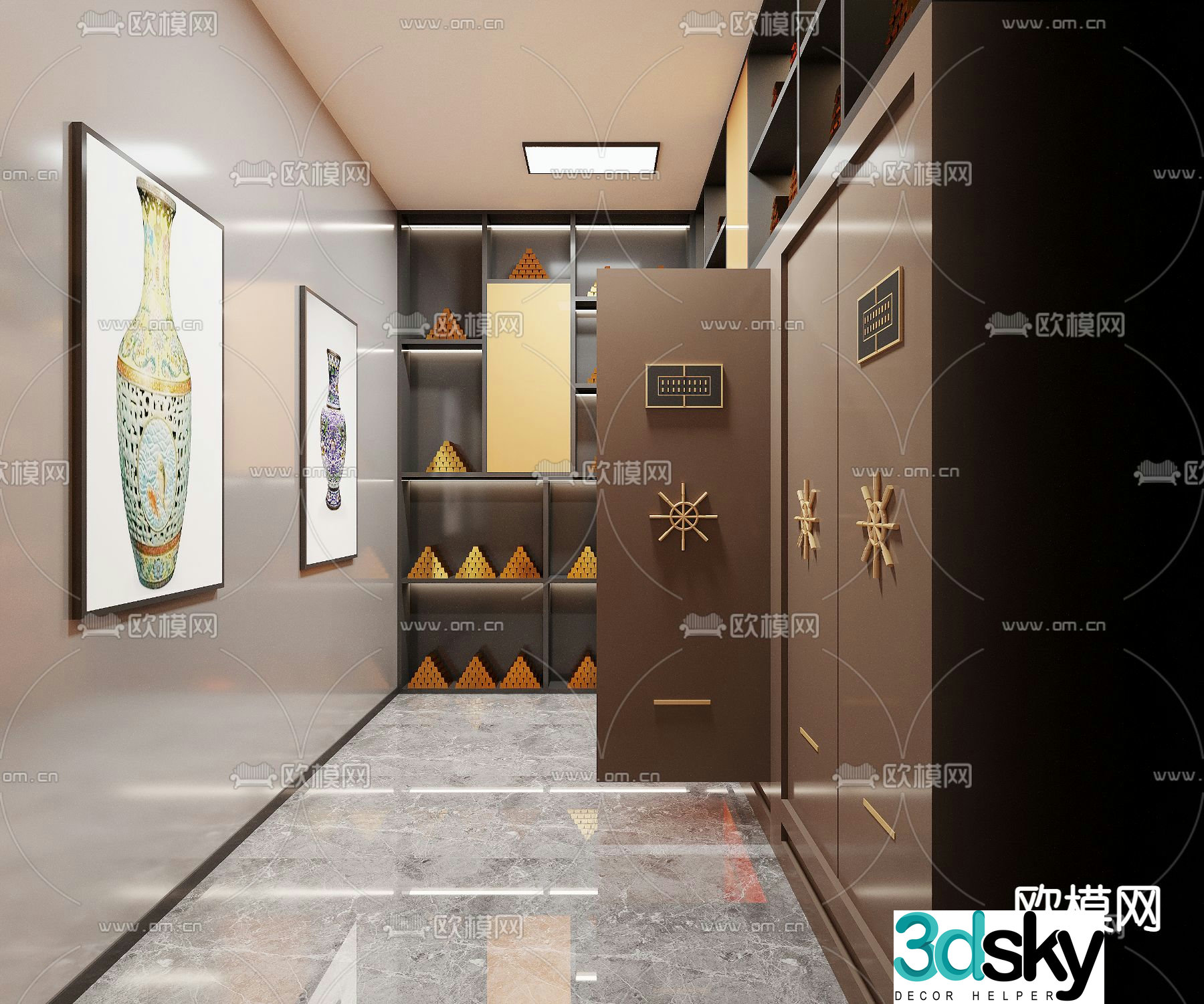 vault safe safe 3d model