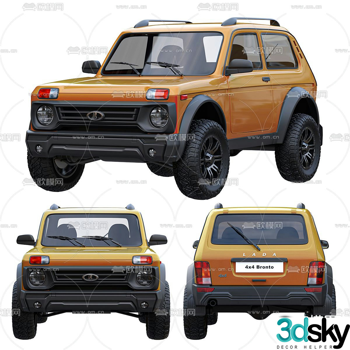 jeep car free 3d model
