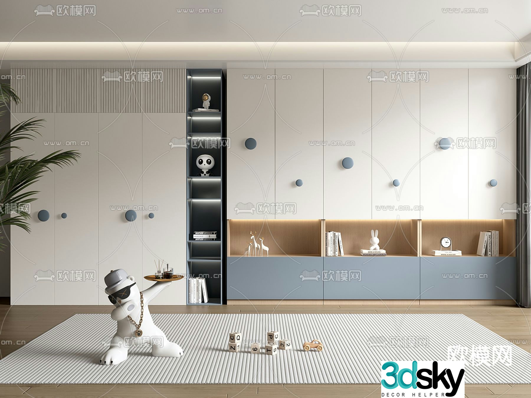 Children’s wardrobe 3d model