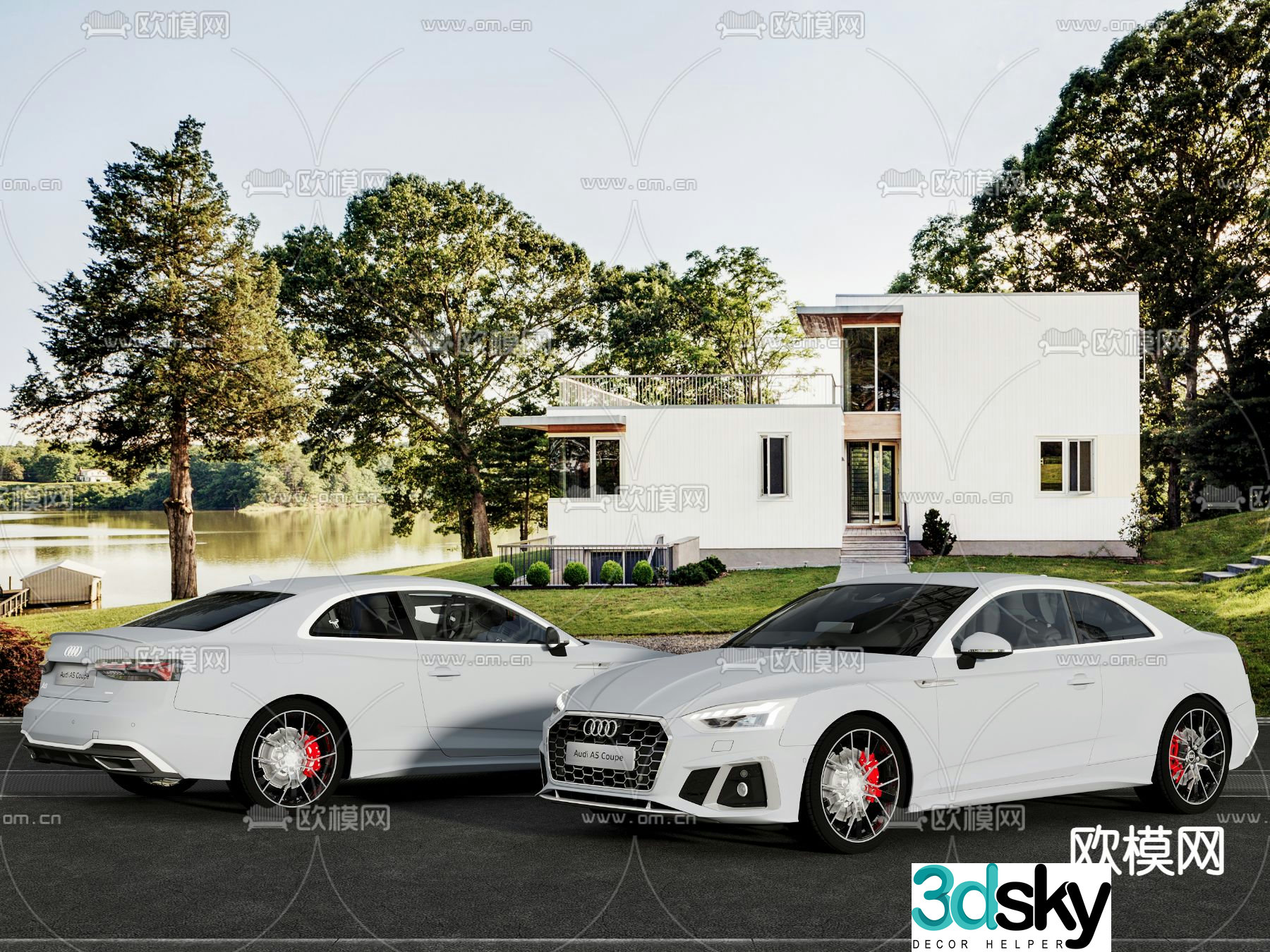 Audi car 3d model