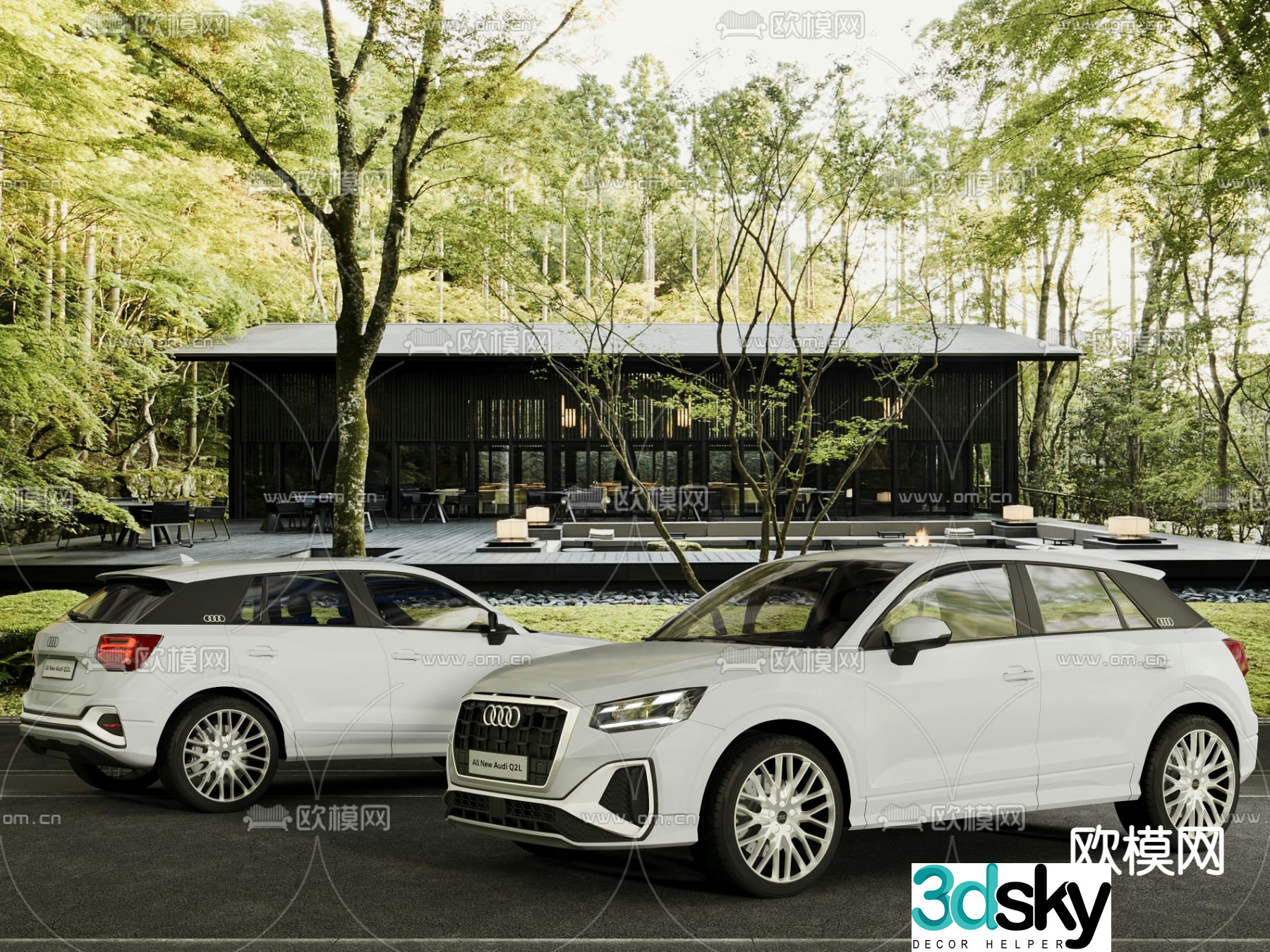 Audi car 3d model