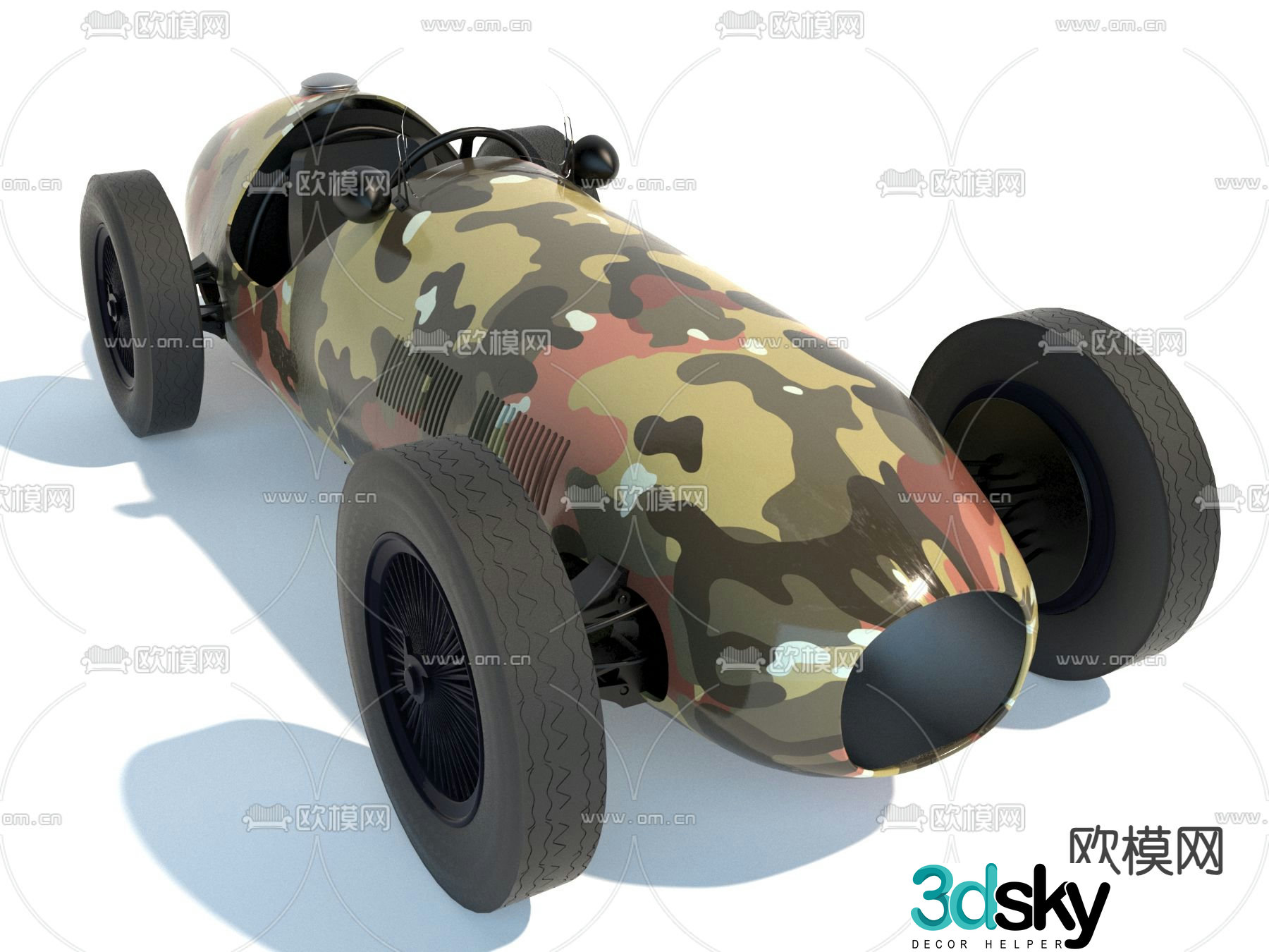 children’s car toy car 3d model